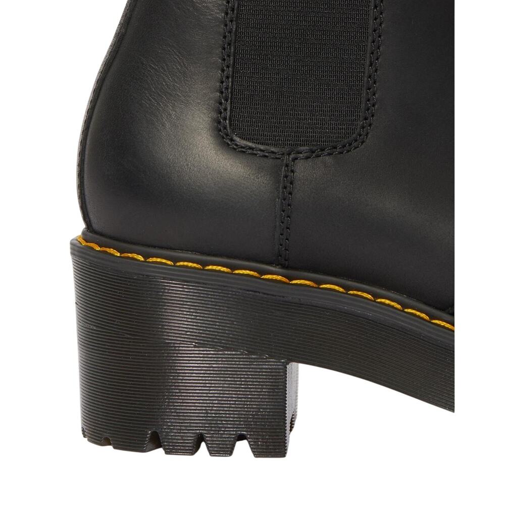 NEW! Dr. Martens Rometty Wyoming Leather Platform Chelsea Boots - Size 9 - Picture 4 of 9
